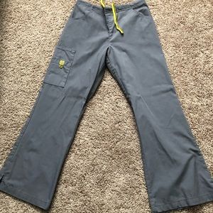 WonderWink gray scrub pants.